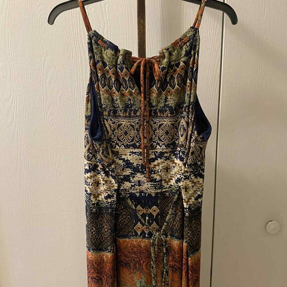 ๐ฟ Cato NWT Boho Maxi Dress โ Size 22/24WP | Tie-Back & Side Slits ๐ฟ - Picture 5 of 8